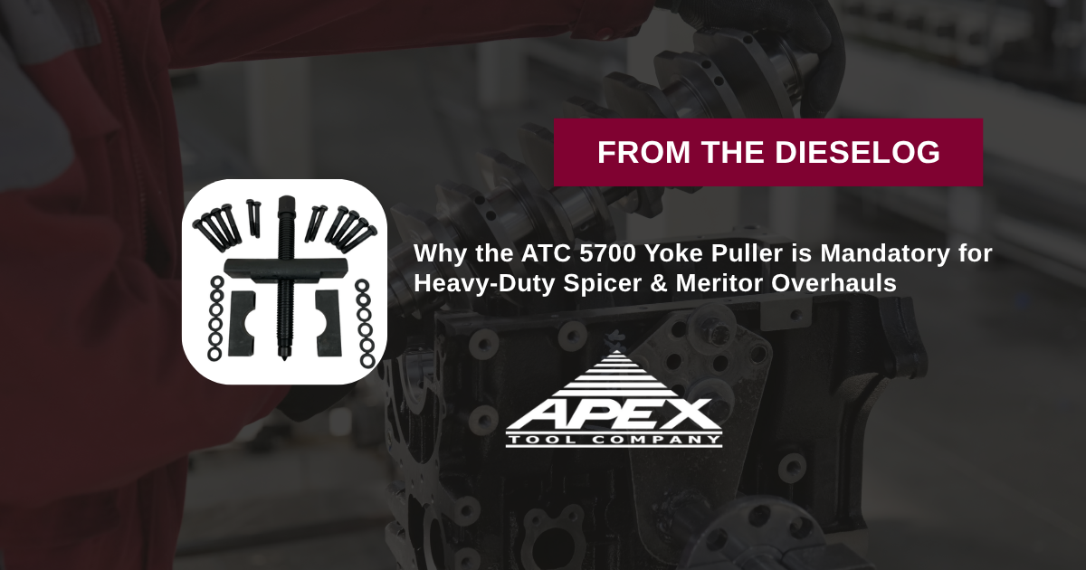 ATC 5700 Heavy Duty Driveline Yoke Puller Tool for Spicer and Meritor Commercial Truck Axles
